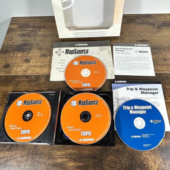 Garmin MapSource USA Topo CDs Version 3.02 Trip & Waypoint Management - Picture 5 of 9